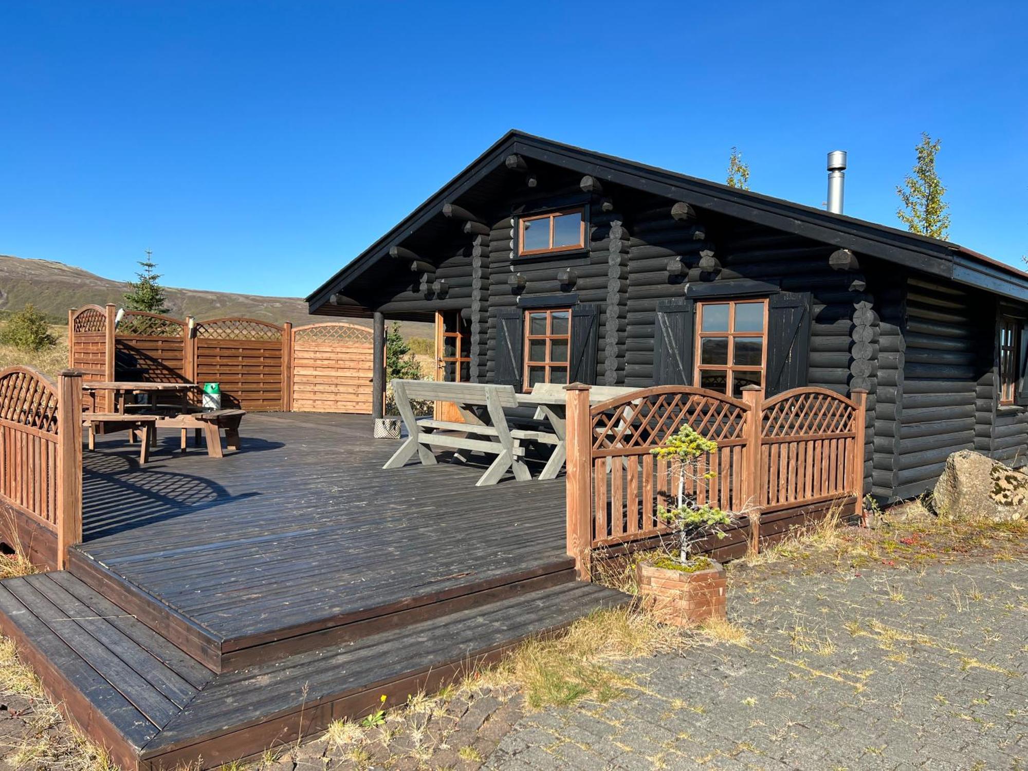 Cosy Cabin With Amazing View On The Geysir Blaskogabyggo Exterior foto
